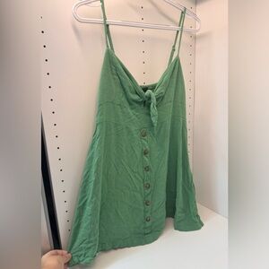 Green summer dress